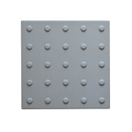 点字パネル-ポイントタイプ-300角を10枚（グレー色・上質タイプ）。ポリウレタンエラストマー樹脂使用。…