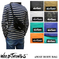 WILD THINGS 2WAY BODY BAG ワイルドシングス ボディバッグ　ウエストバッグ ショルダー バッグ　WILDTHI…
