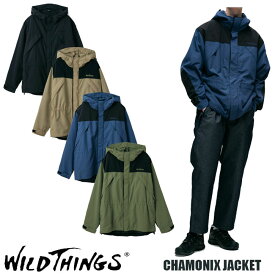 WILD THINGS ワイルドシングス シャモニージャケット 　CHAMONIX JACKET WT23012AD 全4色　マウンテンパーカー ナイロンジャケット WILDTHINGS SUPPLEX NYLON 撥水機能