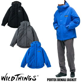 2023秋冬新作 WILDTHINGS ワイルドシングス PERTEX DENALI JACKET WT23118SK　パーテックス デナリジャケット　全天候対応透湿 防水 WILD THINGS