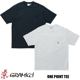 GRAMICCI ONE POINT TEE G304-OGJ 全2色 グラミチ ワンポイント Tシャツ ポケット付き メンズ　オーガニックコットン
