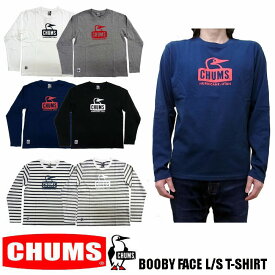 CHUMS BOOBY FACE L/S T-SHIRT 全6色 メンズ　チャムス ロゴ 長袖 Tシャツ CH01-1321