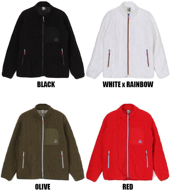 楽天市場】CHUMS Booby Stitch Fleece Jacket チャムス ブービー 