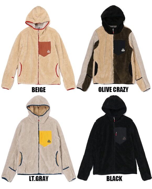 楽天市場】CHUMS BONDING FLEECE ZIP PARKA メンズ レディース 