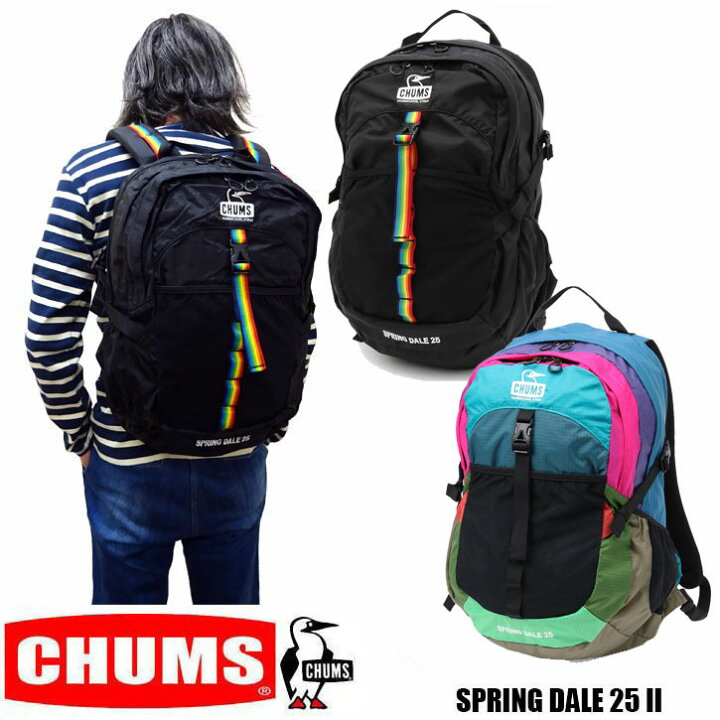 楽天市場】CHUMS SPRING DALE 25 チャムス スプリングデール リュック 