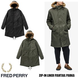 FRED PERRY ZIP IN LINER FISHTAIL PARKA J6504 フレッドペリー モッズコート M-51