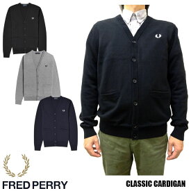 FRED PERRY CLASSIC CARDIGAN K9551 全2色 フレッドペリー カーディガン セーター ニット