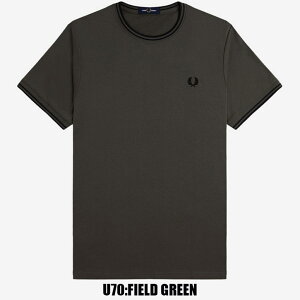 FRED PERRY TWIN TIPPED T-SHIRT M1588 �S16�F �t���b�h�y���[ ���� T�V���c