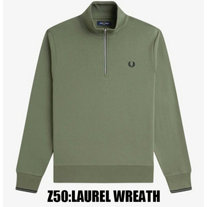 楽天市場】FRED PERRY HARF ZIP SWEATSHIRT M3574 全16色 フレッド 