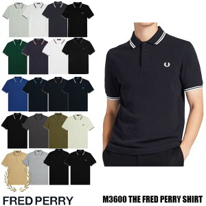 FRED PERRY TWIN TIPPED FRED PERRY SHIRTS M3600 �S20�F �t���b�h�y���[ �e�B�b�v���C���|���V���c