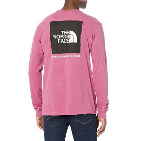 ノースフェイス Tシャツ メンズ 長袖Tシャツ S-XXL 海外限定 ロンT バックプリント ボックスロゴ Tシャツ 大きいサイズ The North Face Men's NES 2.0 Red Box T-Shirt 送料無料