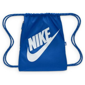 NIKE ナイキ ナップサック リュック メンズ レディース キッズ 女の子 高校生 おしゃれ ブランド スポーツ サックパック 黒 グレー ピンク 小さめ スポーツバッグ 体育袋 体操着入れ シンプルデザイン NIKE DC4245-010 Nike Heritage Gym Drawstring Bag 13L 送料無料