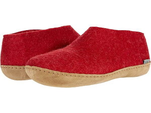 (���) �O���[���b�v �E�[�� Shoe ���U�[ �A�E�g�\�[�� Glerups Wool Shoe Leather Outsole Red