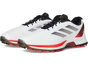 (���) �A�f�B�_�X �S���t �A�f�B�[�� ZG �X�p�C�N���X �S���t �V���[�Y adidas Golf Adizero ZG Spikeless Golf Shoes Footwear White/Lucid Red/Core Black