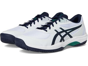 (���) �A�V�b�N�X �Q�[�� FF �e�j�X �V���[�Y ASICS Game FF Tennis Shoes White/Midnight