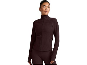 (���) �r�����h���K �X�y�[�X�_�C �g���C���Y �A�N�e�B�u �W���P�b�g Beyond Yoga Spacedye Trails Active Jacket Dark Chocolate Heather