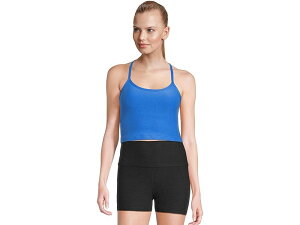 (���) �r�����h���K �X�y�[�X�_�C �X���� ���C�T�[�o�b�N �N���b�v�h �^���N Beyond Yoga Spacedye Slim Racerback Cropped Tank Court Blue