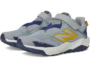 (���) �j���[�o�����X �L�b�Y �_�C�i�\�t�g �j�g���� V6 �o���W�[ ���[�X With �g�b�v �X�g���b�v (���g�� �L�b�h) New Balance Kids Dynasoft Nitrel V6 Bungee Lace With Top Strap (Little Kid) Slate Grey/Blue Oyster/Baroq