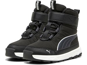 (���) �v�[�} �L�b�Y �C�o���u �u�[�c �I���^�i�e�B�u �N���[�W���[ �v���X (���g�� �L�b�h) PUMA Kids Evolve Boot Alternative Closure Plus (Little Kid) Puma Black/Strong Gray/Puma White