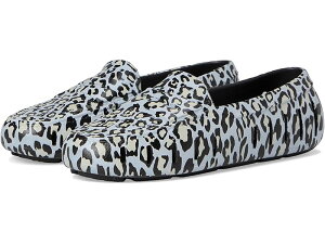 (���) �t���[�t�@ �|�b�V�� �h���C�o �A�j�}�� �v�����g Floafers Posh Driver Animal Print Snow Leopard/Black