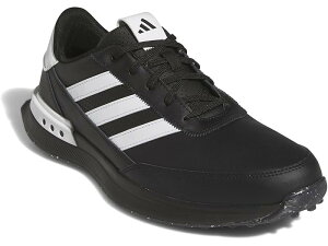 (���) �A�f�B�_�X �S���t S2G 24 ���U�[ �X�p�C�N���X �S���t �V���[�Y adidas Golf S2G 24 Leather Spikeless Golf Shoes Coreblack/Greyfour/Ironmet