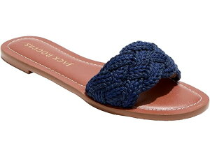 (���) �W���b�N ���W���[�X �f������ �E�[�u�� ���[�v �t���b�c �T���_�� Jack Rogers Dumont Woven Rope Flat Sandals Midnight