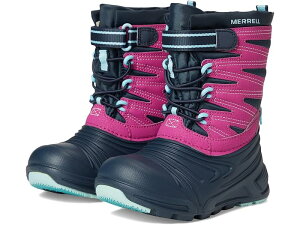 (���) ������ �L�b�Y �X�m�[ �N�G�X�g ���C�g 3.0 �W���j�A �E�H�[�^�[�v���[�t (�g�h���[) Merrell Kids Snow Quest Lite 3.0 Junior Waterproof (Toddler) Navy/Fuchsia/Turq