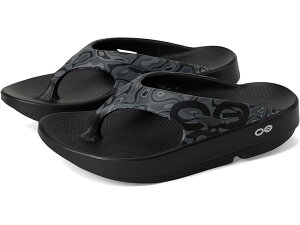 (���) �E�[�t�H�X Ooriginal �X�|�[�c �g���O OOFOS Ooriginal Sport Thong Black Water Camo
