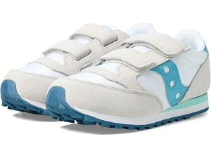 (���) �T�b�J�j�[ �L�b�Y �I���W�i���X �W���Y �_�u�� �t�b�N �A���h ���[�v (�g�h���[ ���g�� �L�b�h �r�b�O �L�b�h) Saucony Kids Originals Jazz Double Hook & Loop (Toddler/Little Kid/Big Kid) White/Blue/Green