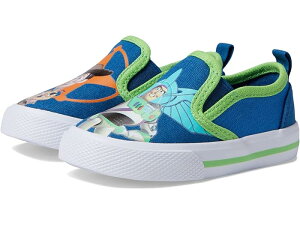 (���) �W���Y�� �g�C �X�g�[���[�Y �X���b�v �I�� �X�j�[�J�[ (�g�h���[ ���g�� �L�b�h) Josmo Toy Story Slip-On Sneaker (Toddler/Little Kid) Navy/Green