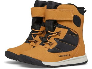 (���) ������ �L�b�Y �X�m�[ �o���N �E�H�[�^�[�v���[�t (�g�h���[) Merrell Kids Snow Bank Waterproof (Toddler) Wheat/Black