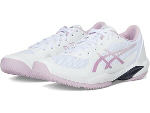 (���) �A�V�b�N�X �E�B�����Y �\�����[�V���� �X�E�B�t�g FF 2 �e�j�X Shoe ASICS Women's Solution Swift FF 2 Tennis Shoe White/Ube
