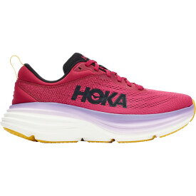(取寄) ホカオネオネ レディース ボンダイ 8 ランニング シューズ HOKA women Bondi 8 Running Shoe - Women's Cherries Jubilee/Pink Yarrow