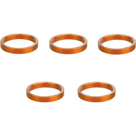 (取寄) ウルフトゥースコンポーネンツ プレシジョン ヘッドセット スペーサー - 5-パック Wolf Tooth Components Precision Headset Spacer - 5-Pack Orange