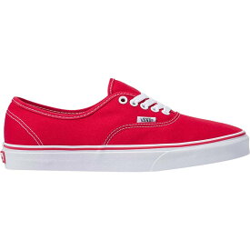 (取寄) バンズ スニーカー オーセンティック シューズ 大きいサイズ Vans Authentic Shoe Red