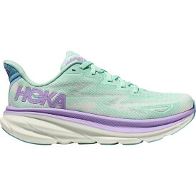 (取寄) ホカオネオネ レディース クリフトン 9 ランニング シューズ HOKA women Clifton 9 Running Shoe - Women's Sunlit Ocean/Lilac Mist