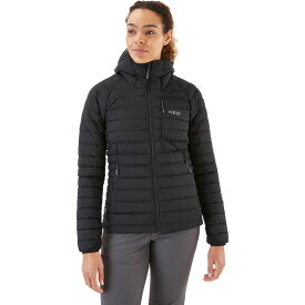 (取寄) ラブ レディース インフィニティ マイクロライト ジャケット - ウィメンズ Rab women Infinity Microlight Jacket - Women's Black