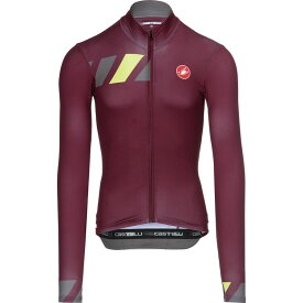 (取寄) カステリ メンズ ピサ ミッド リミテッド エディション ジャージ - メンズ Castelli men Pisa Mid Limited Edition Jersey - Men's Bordeaux/Gunmetal Gray/Chartreuse