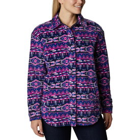 (取寄) コロンビア レディース ベントン スプリングス シャツ ジャケット - ウィメンズ Columbia women Benton Springs Shirt Jacket - Women's Dark Sapphire 80S Stripe Print