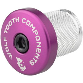 (取寄) ウルフトゥースコンポーネンツ コンプレッション プラグ ウィズ インテクレイテッド スペーサー ステム キャップ Wolf Tooth Components Compression Plug With Integrated Spacer Stem Cap Purple