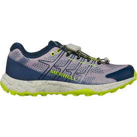 (取寄) メレル キッズ モアブ フライト ロウ A/C ハイキング シューズ - キッズ Merrell kids Moab Flight Low A/C Hiking Shoe - Kids' Grey/Navy/Citron