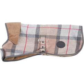 (取寄) バブアー ウール タッチ ドッグ コート Barbour Wool Touch Dog Coat Taupe/Pink Tartan