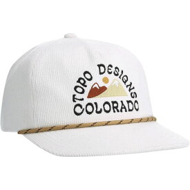 (取寄) トポデザイン コーデュロイ トラッカー ハット 帽子 Topo Designs Corduroy Trucker Hat Natural/Apenglow