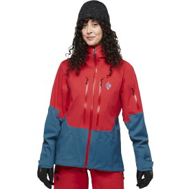 (取寄) ブラックダイヤモンド レディース リーコン Lt シェル ジャケット - ウィメンズ Black Diamond women Recon LT Shell Jacket - Women's Coral Red/Creek Blue