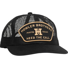 (取寄) ハウラーブラザーズ アンストラクチャード スナップバック ハット 帽子 Howler Brothers Unstructured Snapback Hat Howler Feedstore : Black/Gold