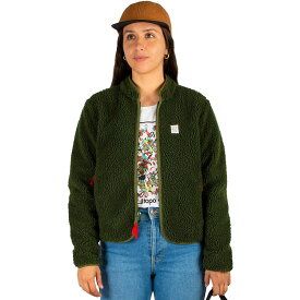 (取寄) トポデザイン レディース シェルパ ジャケット - ウィメンズ Topo Designs women Sherpa Jacket - Women's Olive/Olive