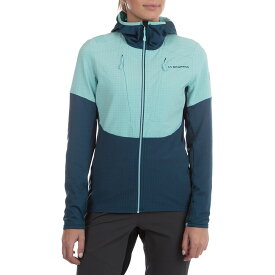 (取寄) スポルティバ レディース セッション テック パーカー La Sportiva women Session Tech Hoodie - Women's Storm Blue/Iceberg