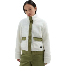 (取寄) バンズ レディース シェルパ ジャケット - ウィメンズ Vans women Tevis Sherpa Jacket - Women's Marshmallow