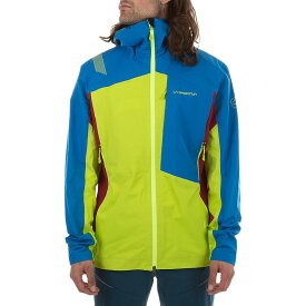 (取寄) スポルティバ メンズ クリズル エボ ジャケット - メンズ La Sportiva men Crizzle Evo Jacket - Men's Lime Punch/Electric Blue