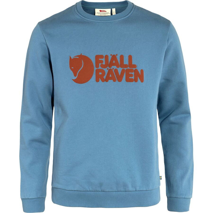(取寄) フェールラーベン メンズ ロゴ セーター - メンズ Fjallraven men Logo Sweater - Men´s Dawn Blue
